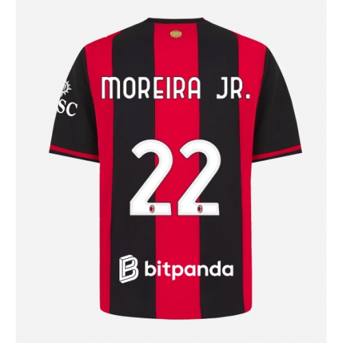 AC Milan Diego Moreira #22 Maglia Gara Casa Repliche 2026-27 Maniche Corte AC Milan Diego Moreira #22 Maglia Gara Casa Repliche 2026-27 Maniche Corte